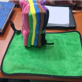 دستمال نظافت خودرو مدل میکرو فایبر بسته 12 عددی عمده لوکیا