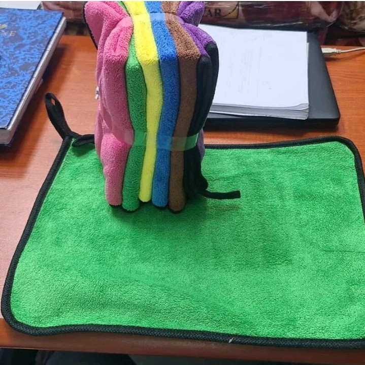 دستمال نظافت خودرو مدل میکرو فایبر بسته 12 عددی عمده لوکیا