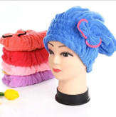 حوله کلاه سر خشک کن بسته 12 عددی کلاه حمام جادویی میکروفایبرعمده لوکیا
