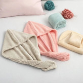 حوله کلاهی سر خشک کن دکمه دار فانتزی حمام جادویی میکروفایبر بسته 12 عددی عمده لوکیا