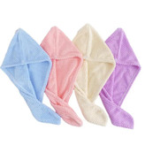 حوله کلاهی سر خشک کن دکمه دار فانتزی حمام جادویی میکروفایبر بسته 12 عددی عمده لوکیا